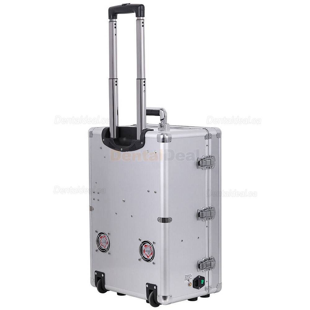 BD406 Portable Dental Unit with 3-Way Syringe+Suction+LED Curing Light